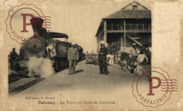 DAHOMEY. Train En Gare De Cotonou Collection E Besson. TREN. ESTACION. - Dahomey