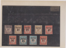 MONACO-TP-LOT ENTRE LE N°141/151-OB-TB-  1937 - Used Stamps