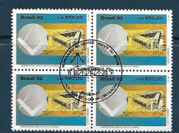 Brasil (Brazil) - 1992 - Block Of 4 CBC: Grand Orient Of Brazil Masonic Lodge - Yv 2090 - Freimaurerei