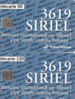 A22 - SIRIEL 50 Et 120 U Pour 1 Euro - Ohne Zuordnung