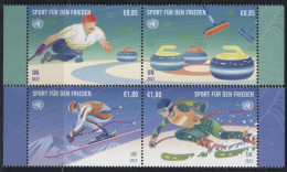 ONU Vienne 2022 - Sport For Peace - 4 Timbres De Feuillets ** - Nuovi