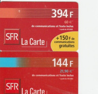 A22 -2 CARTES SFR Pour 1 Euro - Otros & Sin Clasificación