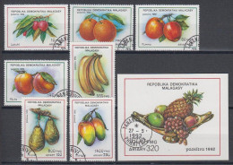 Madagaskar  1359/65 + Bl.189 , O  (9458) - Madagascar (1960-...)