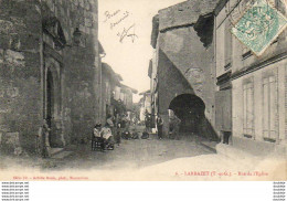 D82  LARRAZET  Rue De L'Église - Beaumont De Lomagne