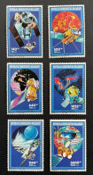 MADAGASCAR 1992 - NEUF**/MNH - Série Complète Mi 1345 / 1350 - YT 1038 / 1043 - ESPACE SPACE - Madagascar (1960-...)