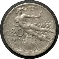 Monnaie 1911 - Italie - 20 Centesimi - 1900-1946 : Victor Emmanuel III & Umberto II