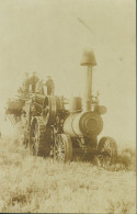 CPA CP Carte Photo Uruguay Machine Agricole à Moissonner Américaine Voir Texte Au Verso Agriculture - Uruguay