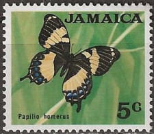 JAMAICA 1970 Decimal Currency - Papilio Homerus (Butterfly) - 5c - Multicoloured MNH - Jamaique (1962-...)