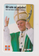 CROATIA -  Pope John Paul II Chip  Phonecard - Croatia