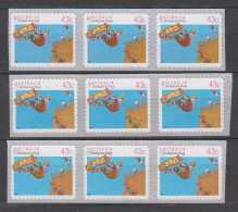 Australien-Lot , Rollenstreifen Von 1225 I+II , Postfrisch / Xx  (9462) - Ungebraucht