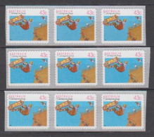 Australien-Lot , Rollenstreifen Von 1225 I+II , Postfrisch / Xx  (9462) - Mint Stamps