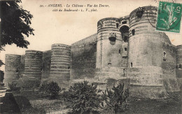 FRANCE - Angers - Le Château - Vue Des Douves Côté Du Boulevard - L V - Phot - Vue Panoramique - Carte Postale Ancienne - Angers