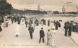 FRANCE - La Rochelle - Vue D'ensemble De La Digue Et La Plage - Animé - Carte Postale Ancienne - La Rochelle