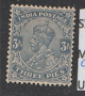 India  1911  SG 154   3p Grey  Fine Used - 1902-11 Koning Edward VII