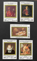 MADAGASCAR 1986 - NEUF**/MNH - Série Complète Mi 1013 / 1017 - YT 766 / 770 - PAINTERS PEINTRES RUSSES - Madagascar (1960-...)