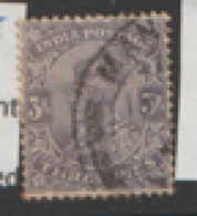 India  1911  SG 154b   3p Violet Grey  Fine Used - 1902-11 Koning Edward VII