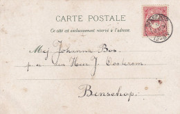 Ansicht 5 Jun1902 Benschop (hulpkantoor Kleinrond) - Poststempels/ Marcofilie