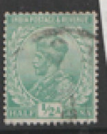 India  1911  SG 158    1/2a Bright Green  Fine Used - 1902-11 Koning Edward VII