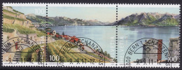 Schweiz: SBK-Nr. Z191 (UNESCO-Welterbe Lavaux 2011) ET-gestempelt - Se-Tenant