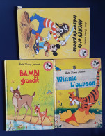 Lot 3 Livres Walt Disney Mickey Club Du Livre - Wholesale, Bulk Lots