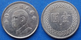 TAIWAN - 1 Yuan Year 110 (2021) Y# 551 Republic, Standard Coinage - Edelweiss Coins - Taiwán