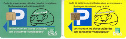 Lot De 2 Cartes De Stationnement De RENNES - PIAF Parking Cards