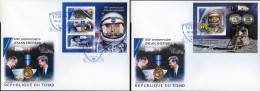 Tchad 2023, Space, Shepard, 3val In BF +BF In 2FDC - Afrique