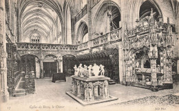 FRANCE - Eglise De Brou - Le Chœur - N D Phot - Vue Générale - Vue à L'intérieur De L'église - Carte Postale Ancienne - Brou - Iglesia