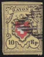 Suisse   .  Yvert  .    15  (2 Scans)   .     O        .    Oblitéré - 1843-1852 Kantonalmarken Und Bundesmarken
