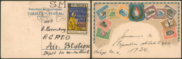CP Expédié En S.M. (Liège 1924) + Vignette 75e Anniversaire De L'épaulette > Aix Station (dépôt) - Erinnophilie - Reklamemarken [E]