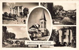 FRANCE - Preuilly Sur Claise - L'Eglise - La Claise - Le Château - Multivues - Carte Postale Ancienne - Sonstige & Ohne Zuordnung