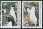 CHILE 1995 ANTARTICA CHILENA Macaroni Penguins Set Of 2v** - Antarktischen Tierwelt