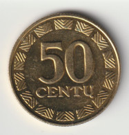 LIETUVA 1999: 50 Sentu, KM 106 - Lituanie