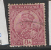 India  1911  SG 179  8a. Deep Magenta      Fine Used - 1902-11 Koning Edward VII