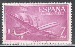 Spain 1955 Single Stamp Issued As An Airmail Definitive In Fine Used. - Oblitérés