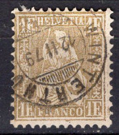 T1651 - SUISSE SWITZERLAND Yv N°41 Signee L Raybaudi - Used Stamps