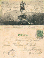 Ansichtskarte Frankfurt (Oder) Denkmal Kaiser Willhelm 1904 - Frankfurt A. D. Oder