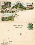 Ansichtskarte Kirn Kyrburg - Mehrbild Mit Ankunftsstempel Bockenheim 1898 - Kirn