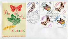 Sahara 1970. Edifil 283-87 FDC. - Sahara Spagnolo