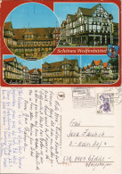 Wolfenbüttel Mehrbildkarte Mit Stadt-Häusern, Holzmarkt, Krambuden Uvm. 1988 - Wolfenbüttel