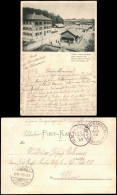 Ansichtskarte Münsingen (Württemberg) Barackenlager 1899  Gel. Feldpost-Stempel - Münsingen