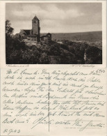 Ansichtskarte Weinheim (Bergstraße) Wachenburg Panorama 1943 - Weinheim