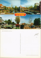 Papenburg (Ems) Mehrbildkarte Mit Stadtmitte Und Ortsansichten 1990 - Papenburg