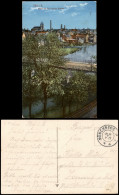 Ansichtskarte Hof (Saale) Brücke 1915   Im 1. Weltkrieg Als Feldpost Gelaufen - Hof