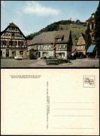 Heppenheim An Der Bergstraße Markt Mit Schloßberg Im Hintergrund 1970 - Heppenheim