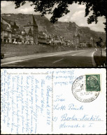 Ansichtskarte Bacharach Ortsansicht, Rheinufer-Straße 1958 - Bacharach