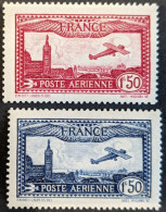 PA N° 5 & 6 ** Avion Survolant Marseille - 1927-1959 Postfris