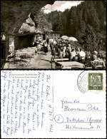 Ansichtskarte Pottenstein Terrassencafé Teufelshöhle 1962 - Pottenstein
