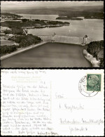 Ansichtskarte Soest Luftbild Möhnetalsperre 1954 - Soest