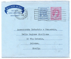 RHODESIA & NYASALAND - AEROGRAMME/AIR LETTER QEII 6d.TO ITALY / SALISBURY CANCEL 1957 - Rhodesien & Nyasaland (1954-1963)